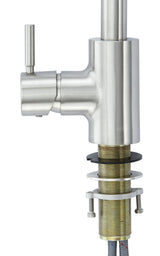 Stainless Steel the Foodie Pre-rinse Single Handle Spring-spout ...