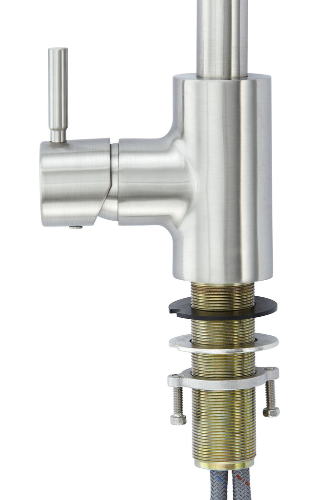 Stainless Steel the Foodie Pre-rinse Single Handle Spring-spout ...