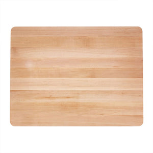John Boos 212 Chop-N-Slice Maple Wood Cutting Board for Kitchen Prep, 1" Thick, Small, Edge Grain, Rectangle Charcuterie Block, 16" x 10", Reversible 16X10X1 MPL-EDGE GR-REV-NO GRV-