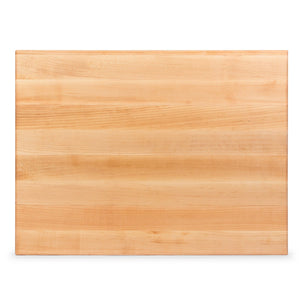 John Boos RA03 Maple Wood Cutting Board for Kitchen Prep 24 Inches x 18 Inches, 2.25 Thick Reversible End Grain Rectangular Charcuterie Block 24X18X2.25 MPL-EDGE GR-REV-GRIPS-