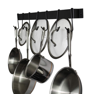 Enclume MPU-14O GY 32" Easy Mount Rack Utensil Bar w/ 8 Hooks GY
