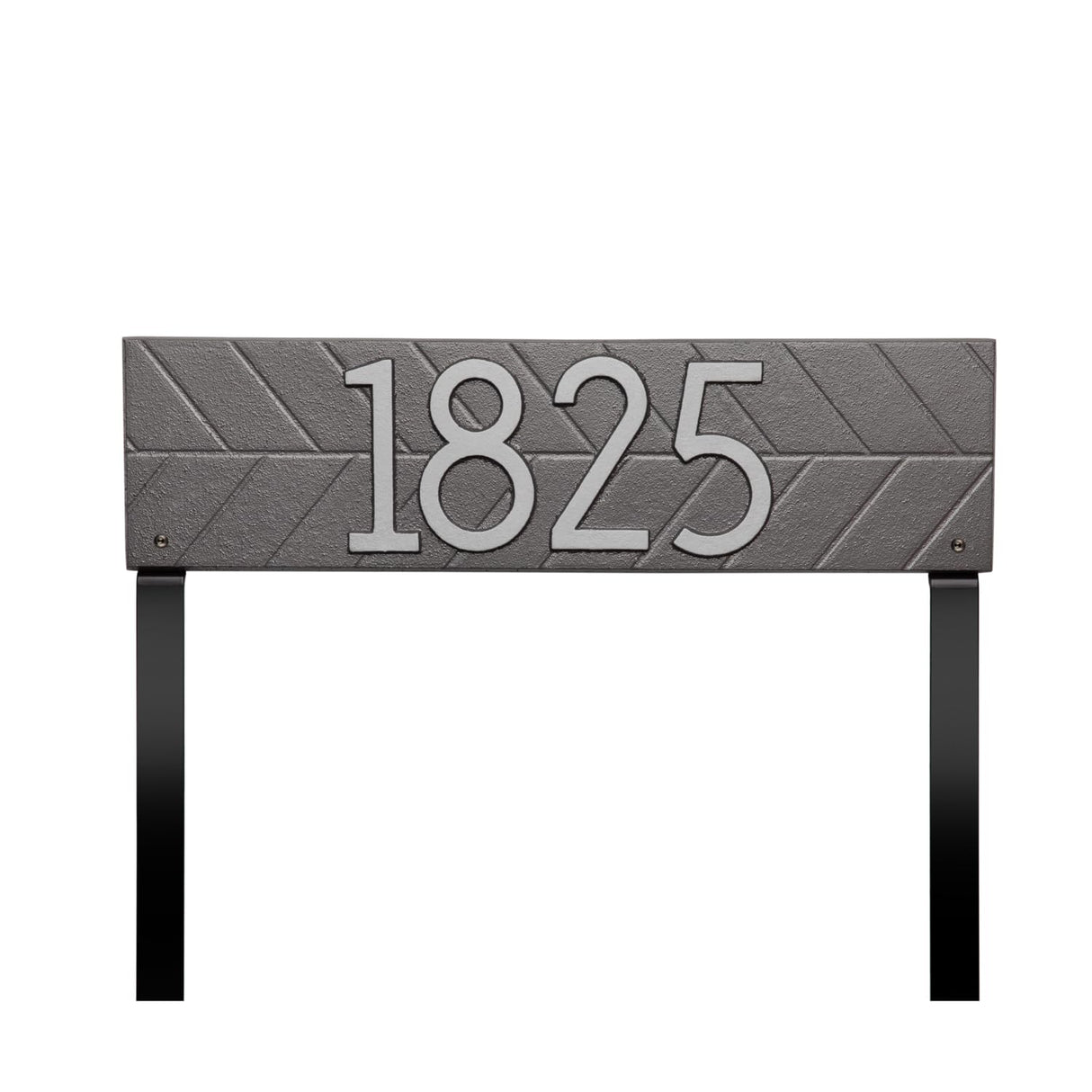 Whitehall 3909PS - Herringbone Horizontal Plaque, Standard Lawn 1-line