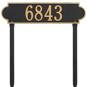Whitehall 2995BG - Personalized Richmond Plaque -Estate- Lawn - 1 Line