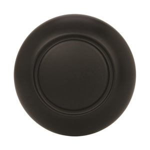 Amerock Cabinet Knob Matte Black 1-1/4 inch (32 mm) Diameter Everyday Heritage 1 Pack Drawer Knob Cabinet Hardware
