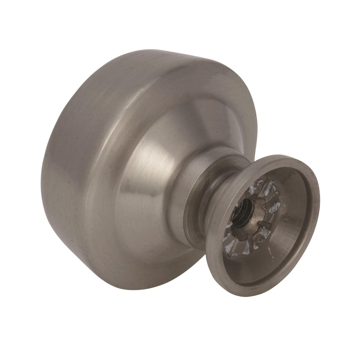 Amerock Cabinet Knob Satin Nickel 1-3/16 inch (30 mm) Diameter Kane 1 Pack Drawer Knob Cabinet Hardware