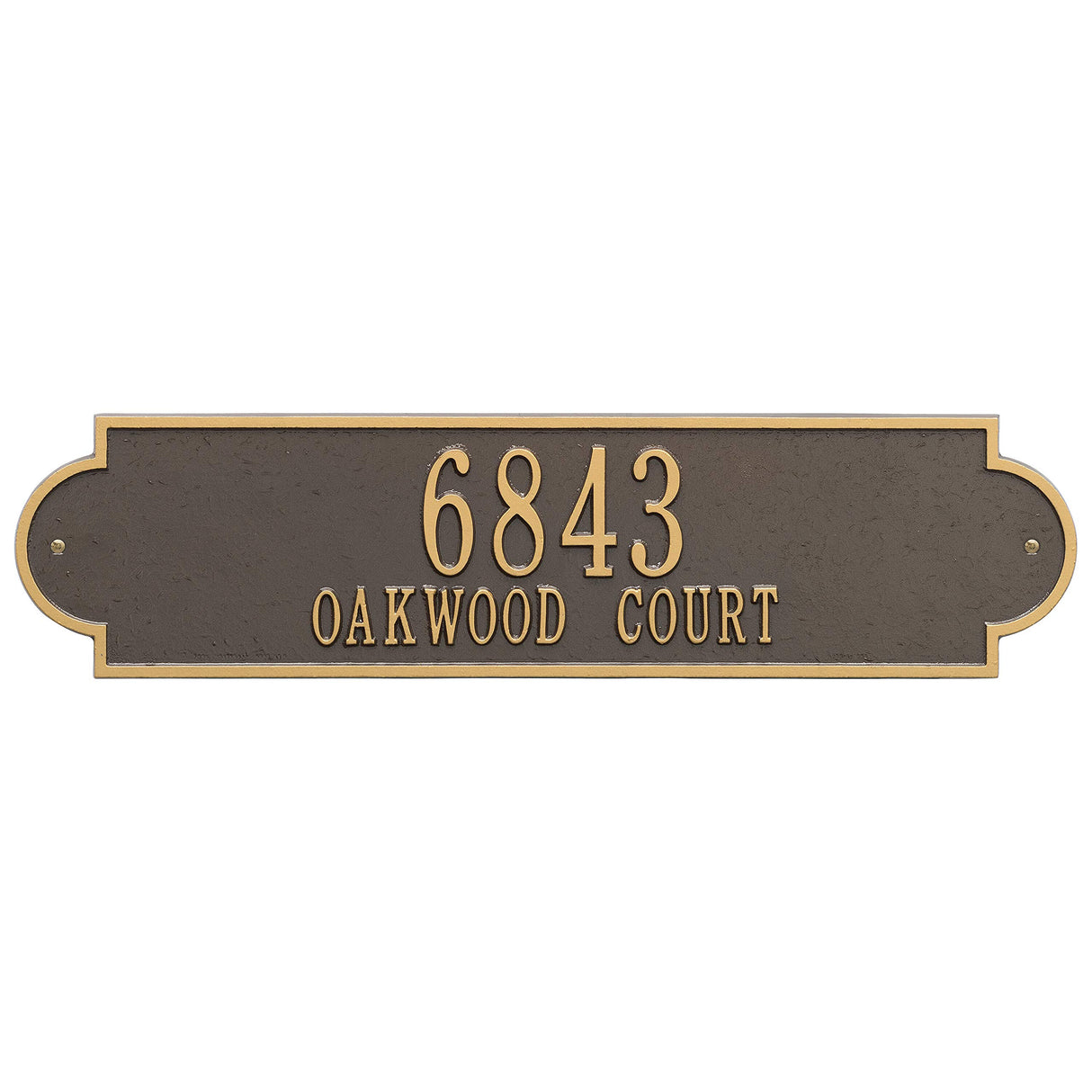 Whitehall 2999OG - Personalized Richmond Plaque -Estate - Wall - 2 Line