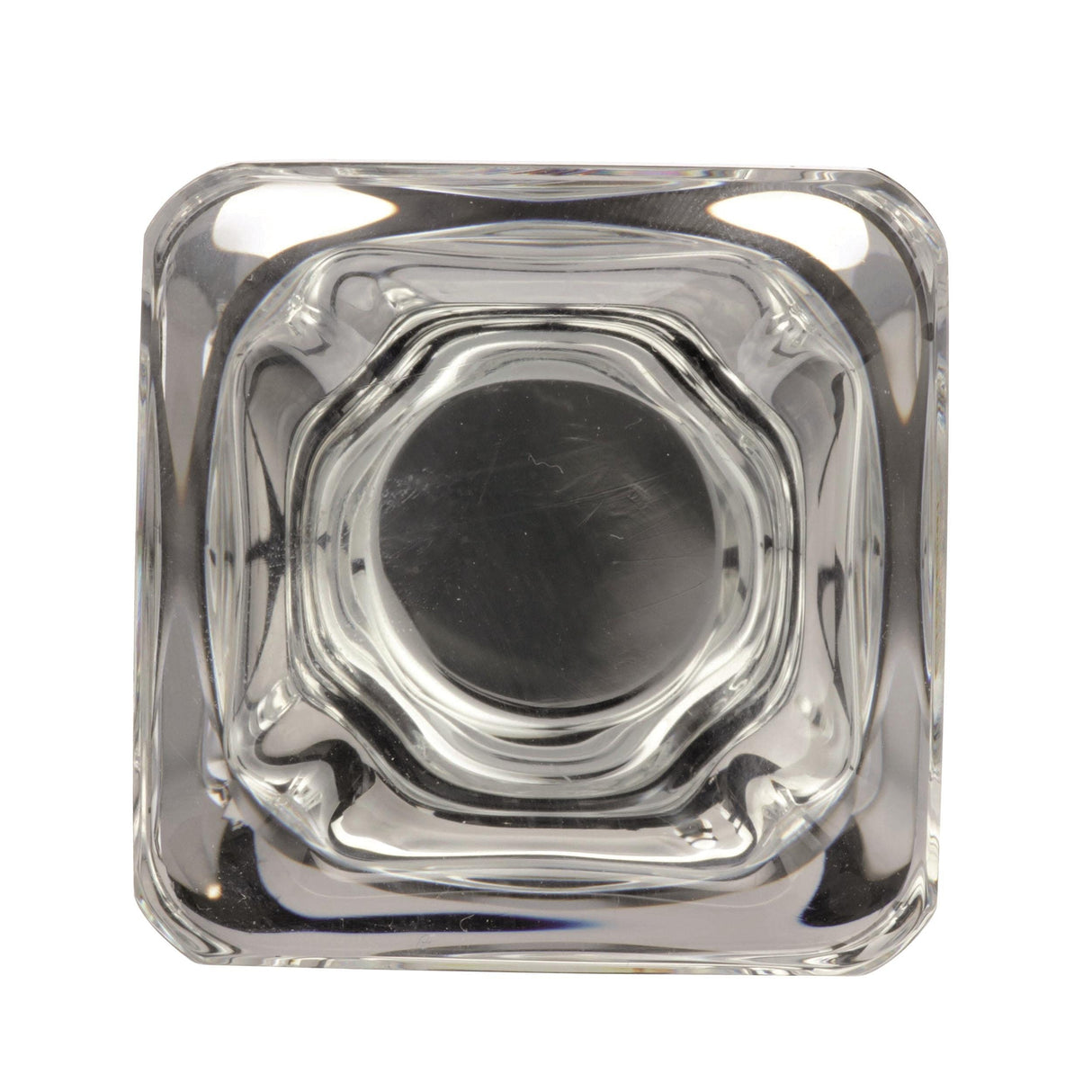 Amerock Cabinet Knob Clear/Black Bronze 1-3/8 inch (35 mm) Length Glacio 1 Pack Drawer Knob Cabinet Hardware