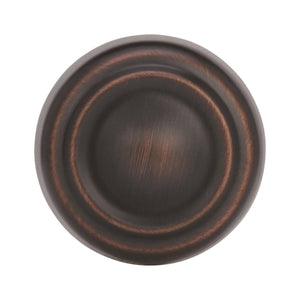 Amerock Cabinet Knob Oil Rubbed Bronze 1-5/8 inch (41 mm) Diameter Kane 1 Pack Drawer Knob Cabinet Hardware