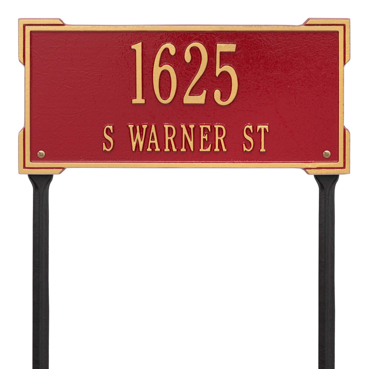 Whitehall 1124RG - Personalized Roanoke Plaque - Standard -Lawn - 2 Line