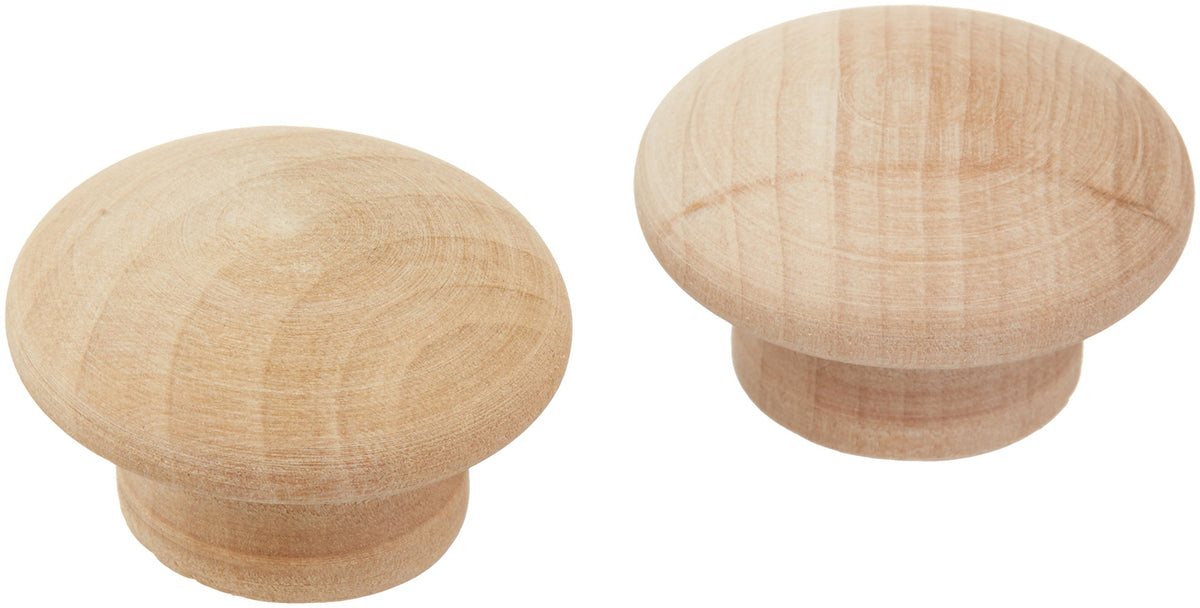 Amerock BP813-WD BP813WD Round Cabinet Knob, 1.5 Diameter, 39