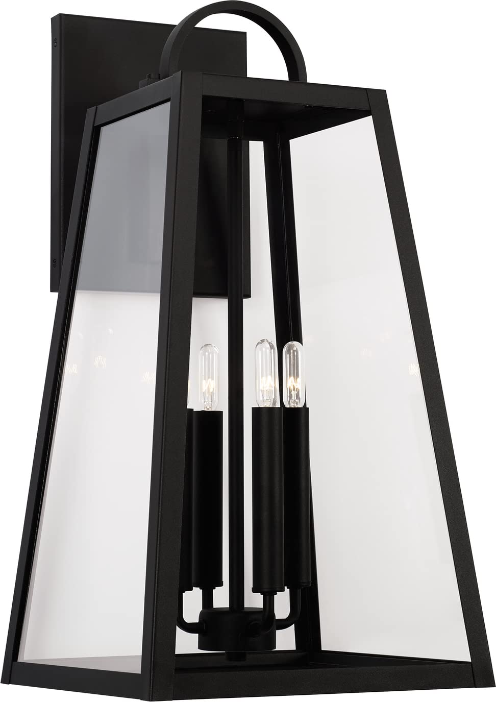 Capital Lighting 943743BK Leighton 4 Light Outdoor Wall Lantern Black