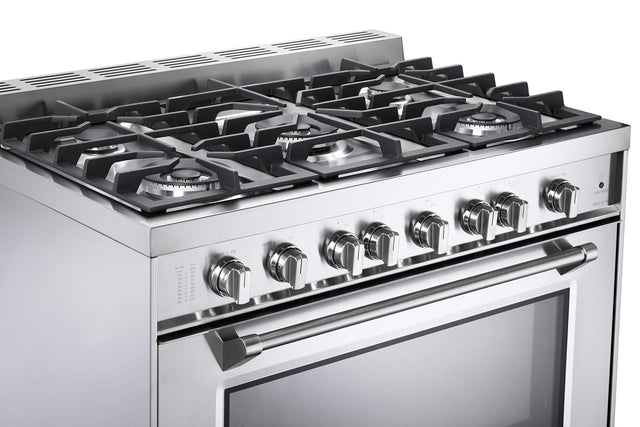 Verona VDFSGG365SS Designer 36" Gas Single Oven Range - Stainless Steel