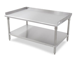 John Boos GS6-3018SSK 16 Gauge Equipment Stand, Stainless Steel Adjustable Undershelf, 18