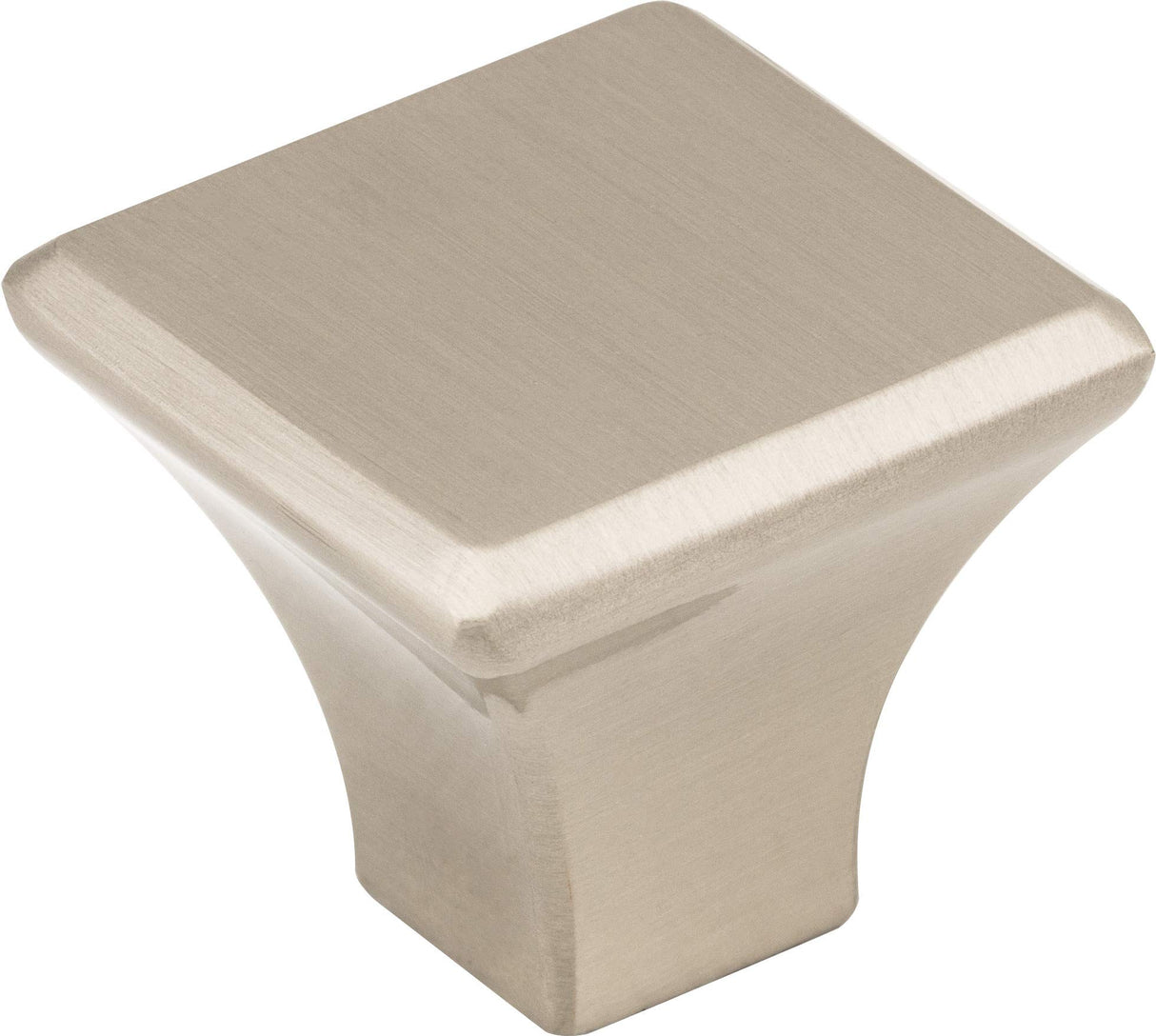 Jeffrey Alexander 972SN 1-1/8" Overall Length Satin Nickel Square Marlo Cabinet Knob