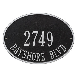 Whitehall 2923BS - Hawthorne Oval - Standard Wall - Two Line