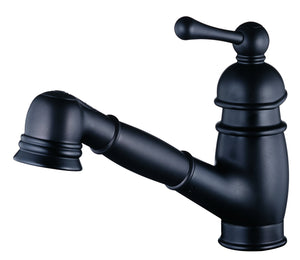 Gerber D457614BS Satin Black Opulence Single Handle Pull-out Kitchen Faucet