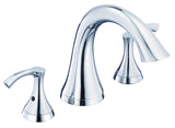 Gerber D300922T Chrome Antioch Three Piece Roman Tub Trim Kit