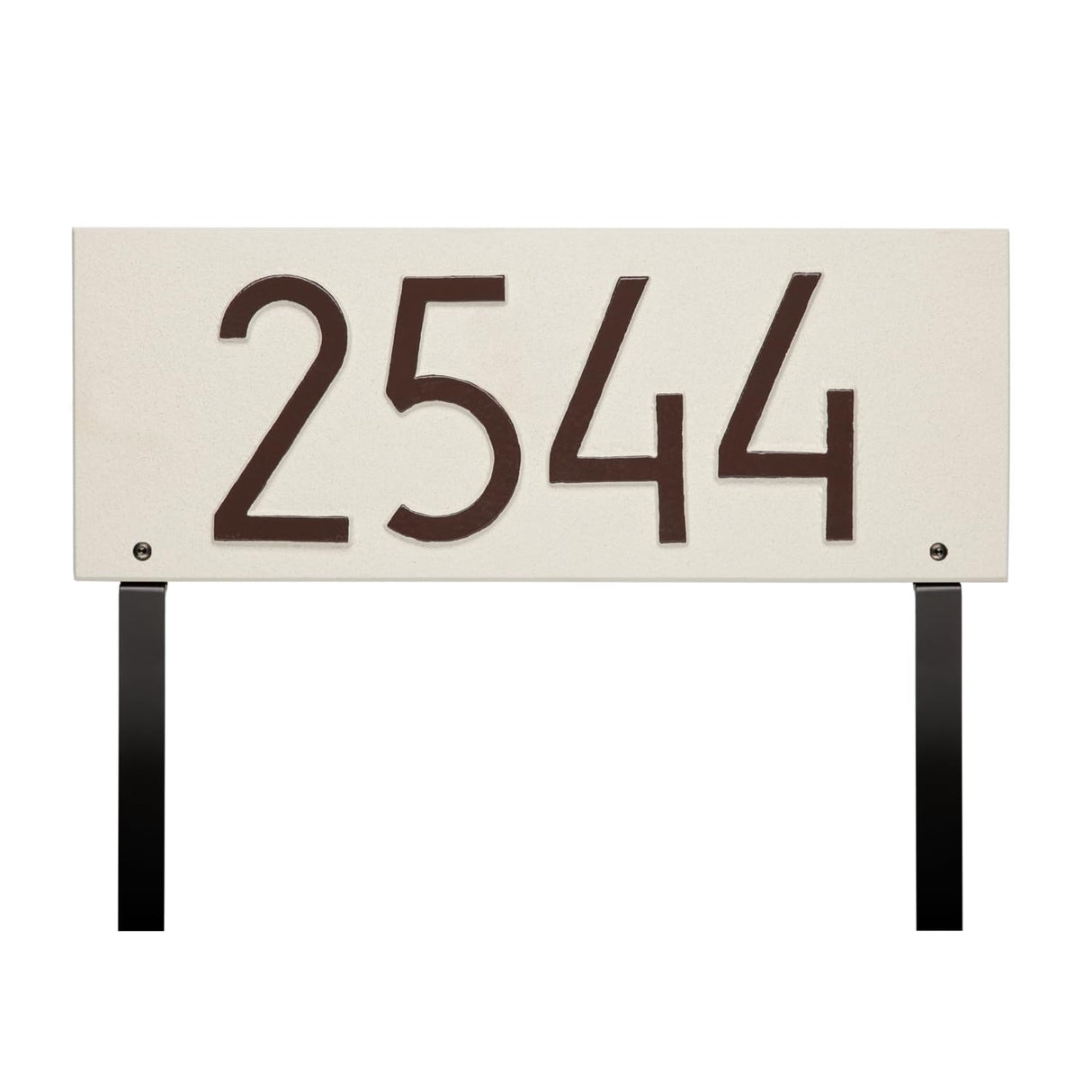 Whitehall 3904L1 - Mid-Century Modern Rectangle Plaque, Standard Lawn 1-line