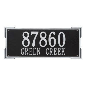 Whitehall 1020BS - Personalized Roanoke Plaque - Estate -Wall - 2 Line