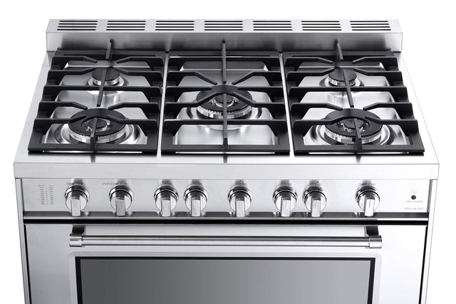 Verona VDFSGG365SS Designer 36" Gas Single Oven Range - Stainless Steel
