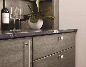 Amerock Cabinet Pull Satin Nickel 6-5/16 inch (160 mm) Center-to-Center Radius 1 Pack Drawer Pull Cabinet Handle Cabinet Hardware
