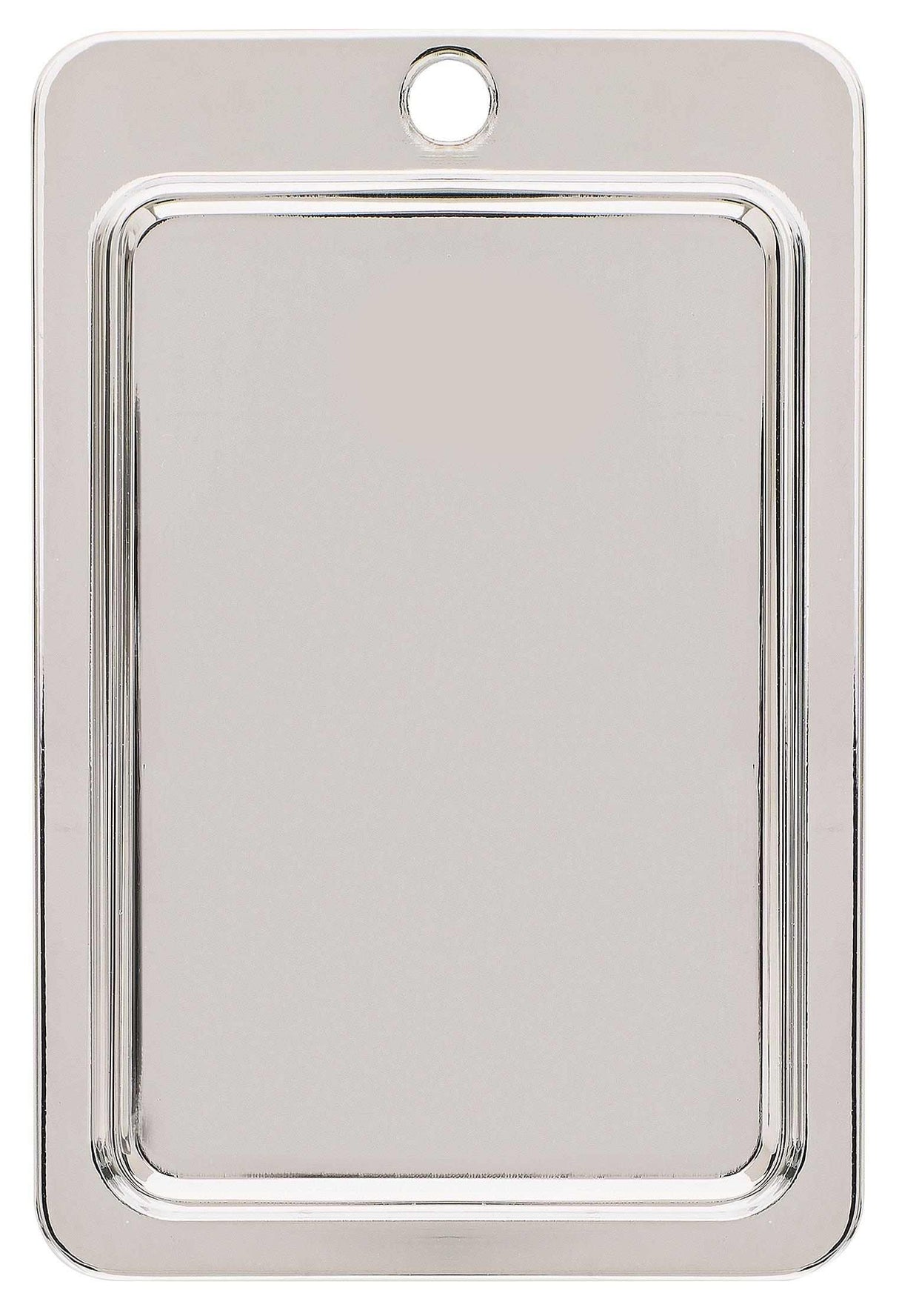 Amerock Cabinet Pull White / Polished Chrome 3 inch (76 mm) Center to Center Everyday Heritage 1 Pack Drawer Pull Drawer Handle Cabinet Hardware