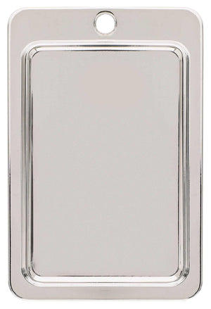 Amerock Cabinet Pull White / Polished Chrome 3 inch (76 mm) Center to Center Everyday Heritage 1 Pack Drawer Pull Drawer Handle Cabinet Hardware