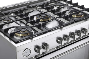 Verona VPFSGG365SS Prestige 36" Gas Single Oven Range - Stainless Steel