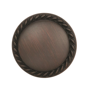 Amerock Cabinet Knob Oil Rubbed Bronze 1-3/16 inch (30 mm) Diameter Everyday Heritage 1 Pack Drawer Knob Cabinet Hardware