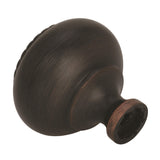 Amerock Cabinet Knob Oil Rubbed Bronze 1-1/4 inch (32 mm) Diameter Everyday Heritage 1 Pack Drawer Knob Cabinet Hardware