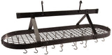 Enclume PR16CWG HS 48" Oval Ceiling Pot Rack w/ 24 Hooks HS