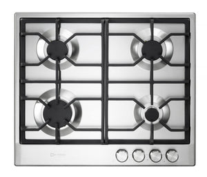 Verona VDGCT424FSS Verona 24" Designer Gas Cooktop-Brass Burners SS
