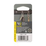 Nite Ize S-Biner MicroLock Aluminum, Locking Keychain Carabiner, 5 Pack, Assorted Colors