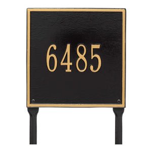 Whitehall 2113BG - Personalized Square Plaque - Standard - Lawn - 1 line