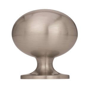 Amerock Cabinet Knob Satin Nickel 1-3/8 inch (35 mm) Length Everyday Heritage 1 Pack Drawer Knob Cabinet Hardware