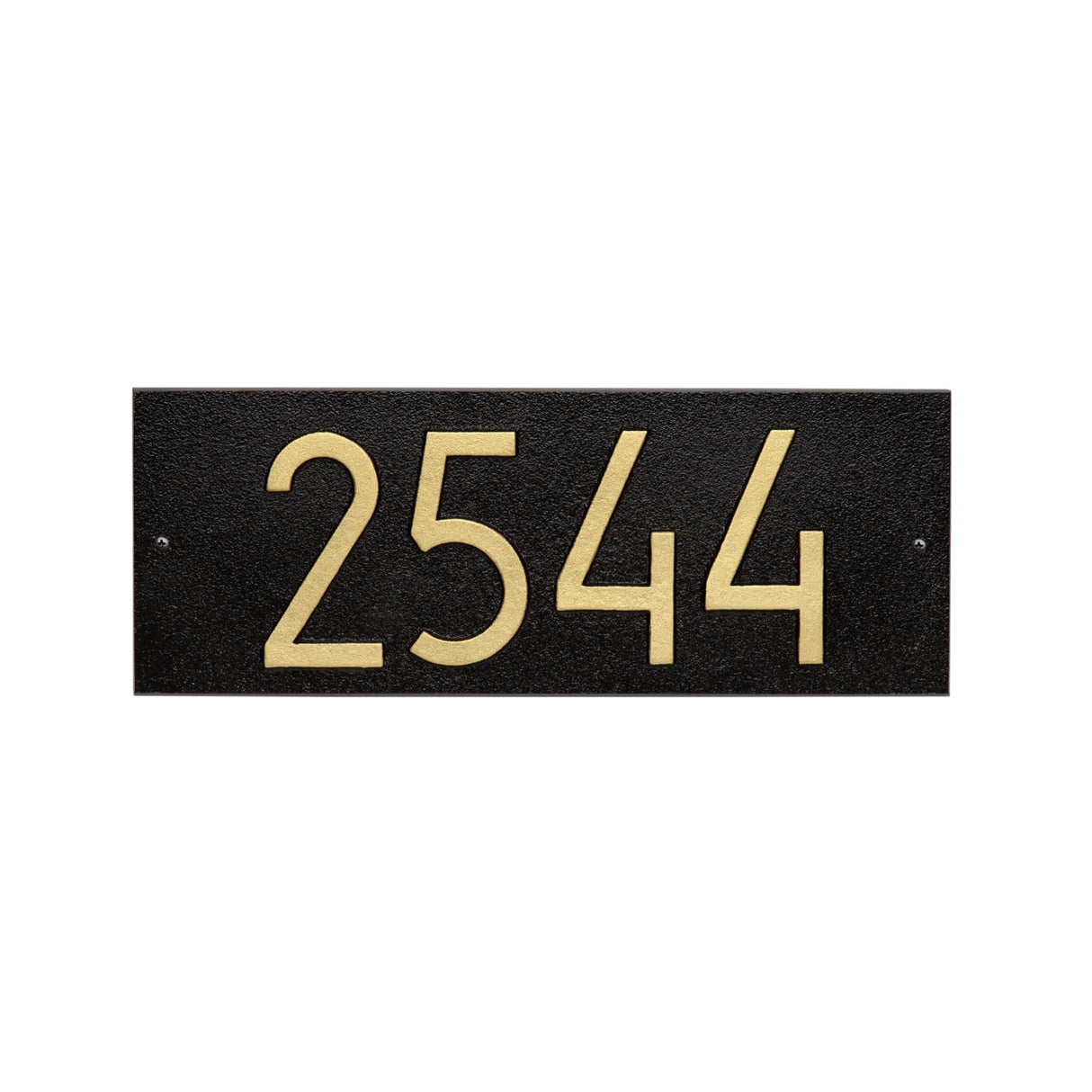 Whitehall 3903BG - Mid-Century Modern Rectangle Plaque, Standard Wall 1-line