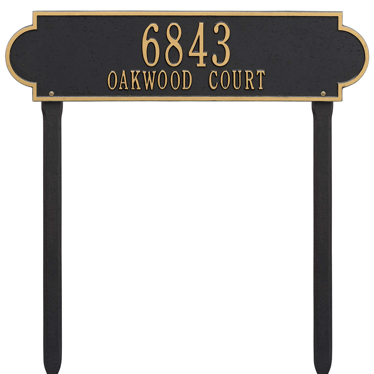 Whitehall 2991BG - Personalized Richmond Plaque -Estate- Lawn - 2 Line