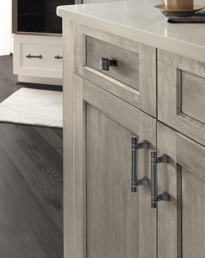 Amerock Cabinet Pull Oil Rubbed Bronze 3 inch (76 mm) Center to Center Davenport 1 Pack Drawer Pull Drawer Handle Cabinet Hardware