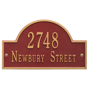 Whitehall 1004RG - Arch Marker - Standard Wall - Two Line