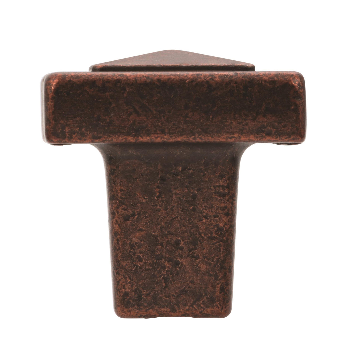 Amerock Cabinet Knob Rustic Bronze 1-1/8 inch (29 mm) Length Forgings 1 Pack Drawer Knob Cabinet Hardware