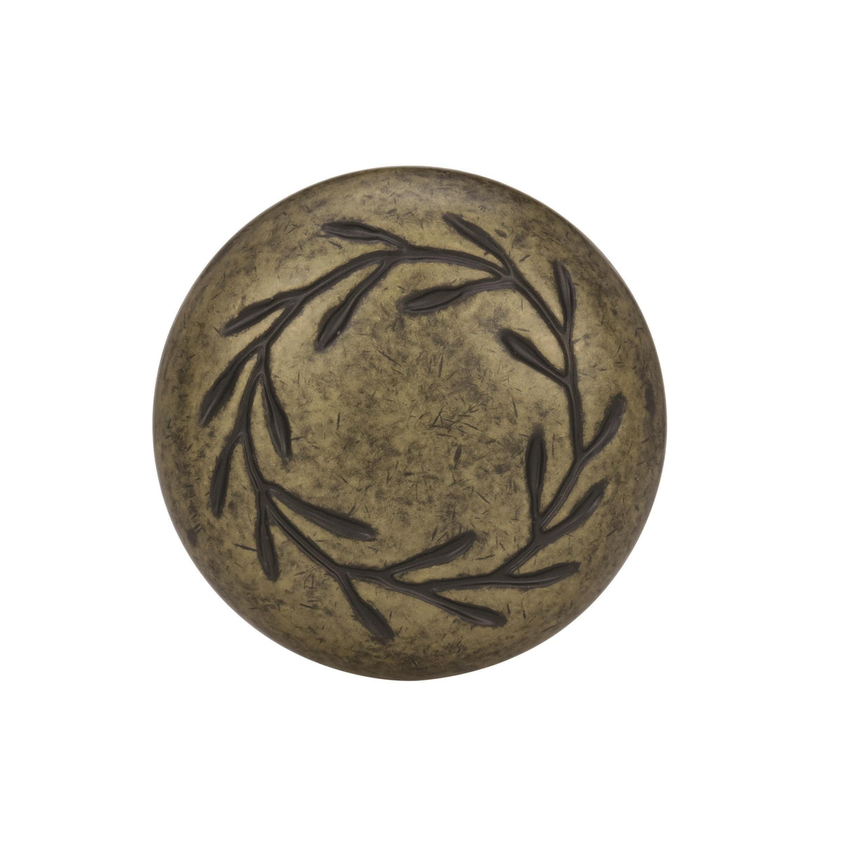 Amerock Cabinet Knob Elegant Brass 1-5/16 inch (33 mm) Diameter Nature'S Splendor 1 Pack Drawer Knob Cabinet Hardware