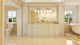 Quoizel NL8603BN Nicholas Mid Century Bath Vanity Wall Lighting, 3-Light, 300 Watts, Brushed Nickel (10"H x 22"W)