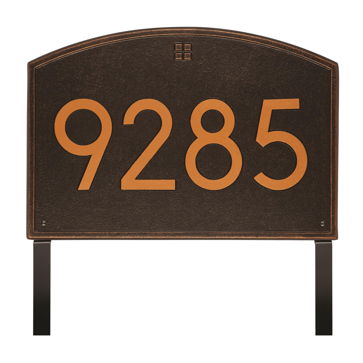 Whitehall 3908OB - Cape Charles Modern Font Plaque, Estate Lawn 1-line