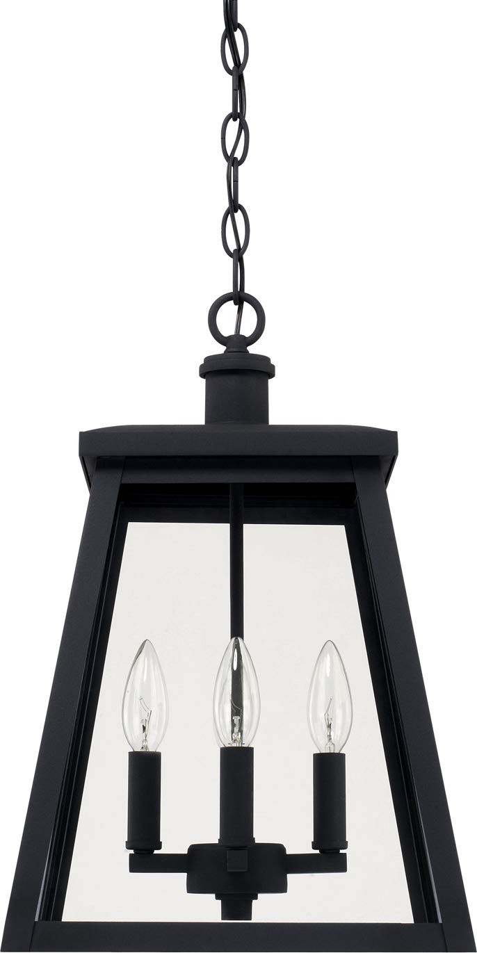 Capital Lighting 926842BK Belmore 4 Light Outdoor Hanging Lantern Black