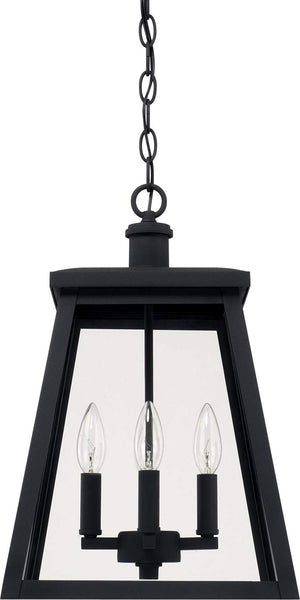Capital Lighting 926842BK Belmore 4 Light Outdoor Hanging Lantern Black