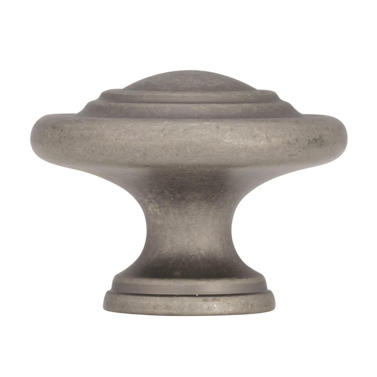 Amerock Cabinet Knob Weathered Nickel 1-3/4 inch (44 mm) Diameter Inspirations 1 Pack Drawer Knob Cabinet Hardware