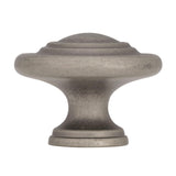 Amerock Cabinet Knob Weathered Nickel 1-3/4 inch (44 mm) Diameter Inspirations 1 Pack Drawer Knob Cabinet Hardware