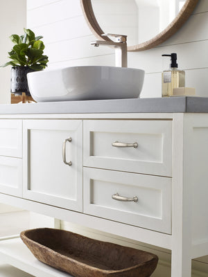 Amerock BP37395G10 Satin Nickel Cabinet Pull 3 in (76 mm) Center-to-Center Cabinet Handle Renown Drawer Pull Kitchen Cabinet Handle Furniture Hardware
