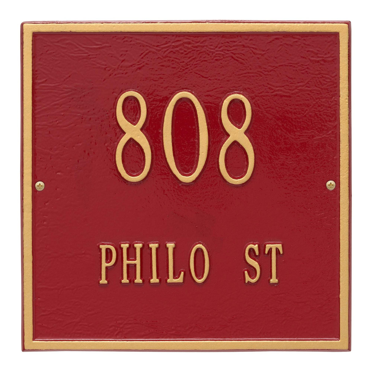 Whitehall 2111RG - Personalized Square Plaque - Standard - Wall - 2 line