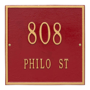 Whitehall 2111RG - Personalized Square Plaque - Standard - Wall - 2 line